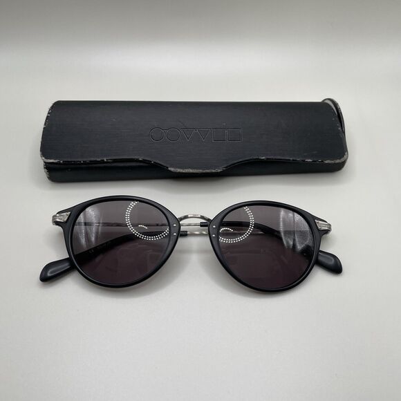 Oliver Peoples Wylie Vintage 008/AG Black Frames Sz 45 22 138 w/Original Case main image 14